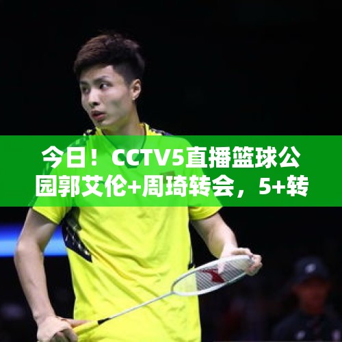 今日！CCTV5直播篮球公园郭艾伦+周琦转会，5+转郑钦文等出战美网