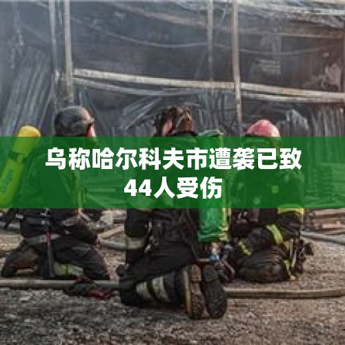 乌称哈尔科夫市遭袭已致44人受伤