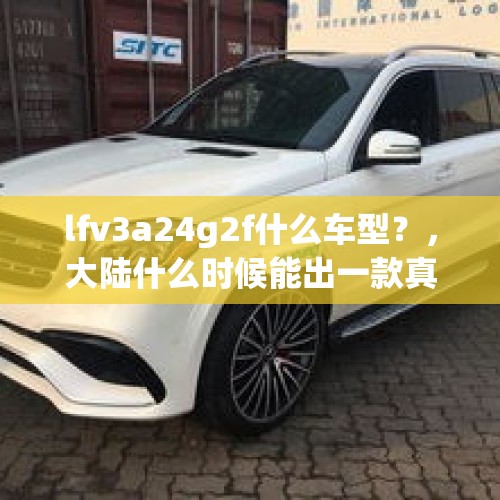 lfv3a24g2f什么车型？，大陆什么时候能出一款真正的3A游戏？