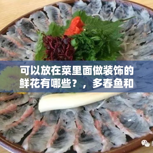 可以放在菜里面做装饰的鲜花有哪些？，多春鱼和香鱼有什么区别？