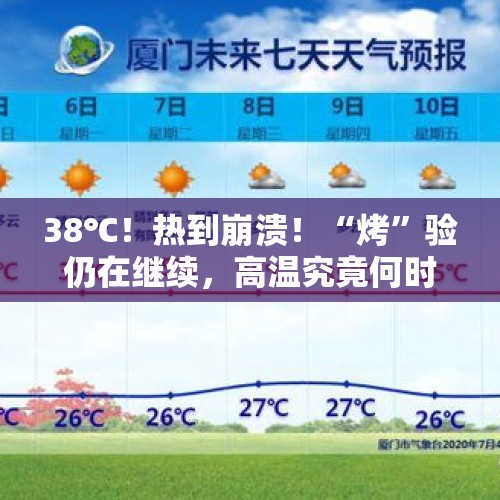 38℃！热到崩溃！“烤”验仍在继续，高温究竟何时退？