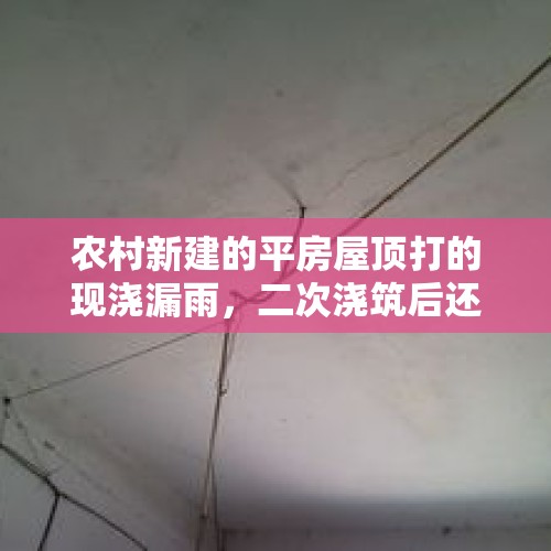 农村新建的平房屋顶打的现浇漏雨，二次浇筑后还是漏雨，该怎么办？，长春业主房子漏水8年未解决拒绝缴纳物业费，你怎么看？