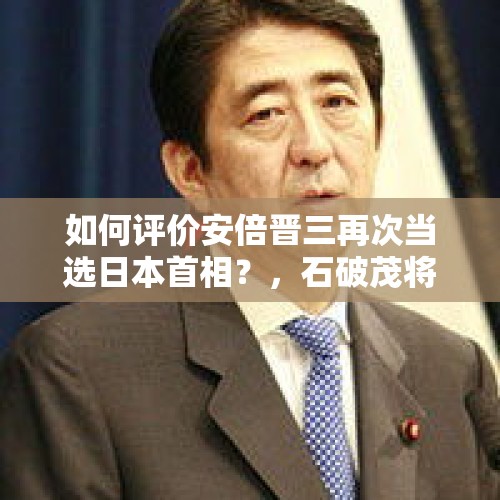 如何评价安倍晋三再次当选日本首相？，石破茂将任日本首相