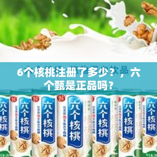 6个核桃注册了多少？，六个甄是正品吗？