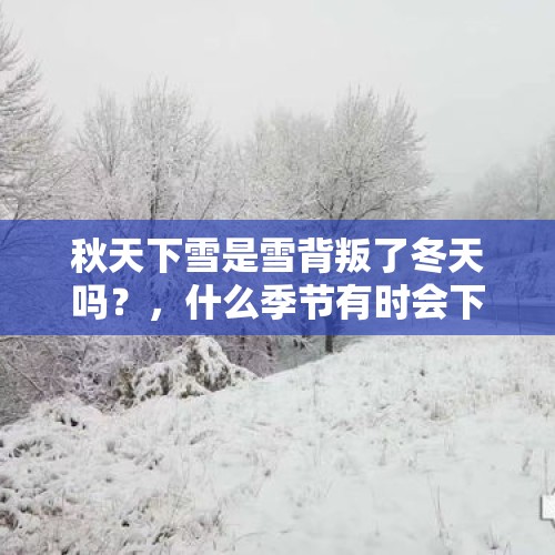 秋天下雪是雪背叛了冬天吗？，什么季节有时会下雪？