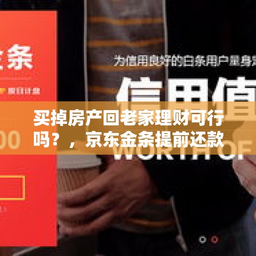 买掉房产回老家理财可行吗？，京东金条提前还款利息多少？