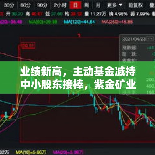 业绩新高，主动基金减持中小股东接棒，紫金矿业空间有多大？