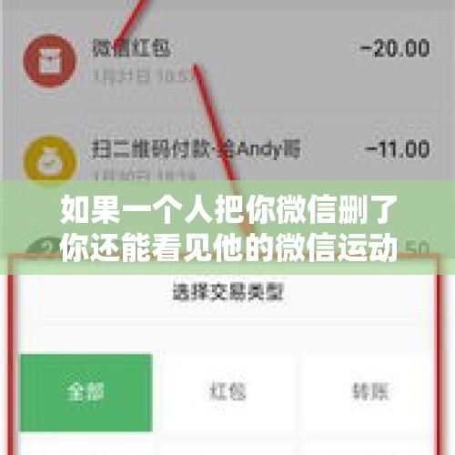 如果一个人把你微信删了你还能看见他的微信运动的步数吗？，在微信上能看出来消息免打扰和删除好友么，有区别吗？