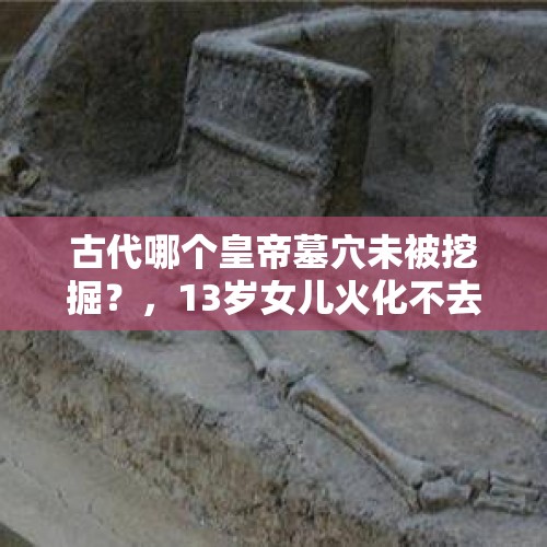 古代哪个皇帝墓穴未被挖掘？，13岁女儿火化不去送好吗？