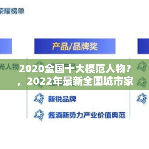 2020全国十大模范人物？，2022年最新全国城市家庭平均年收入？郑州年40万，你拖后腿了吗？