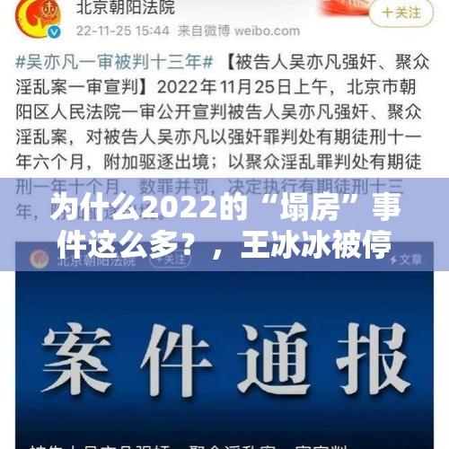 为什么2022的“塌房”事件这么多？，王冰冰被停职，给职场人提了什么醒？