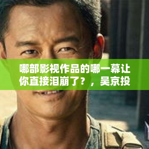 哪部影视作品的哪一幕让你直接泪崩了？，吴京投资《战狼2》和《流浪地球》的总票房达到100亿的话，他能赚多少呢？