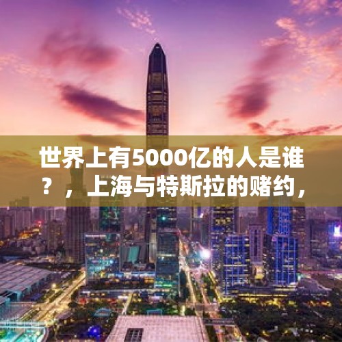 世界上有5000亿的人是谁？，上海与特斯拉的赌约，上海是希望特斯拉赌赢还是赌输啊？