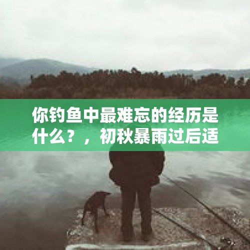 你钓鱼中最难忘的经历是什么？，初秋暴雨过后适合海钓吗？