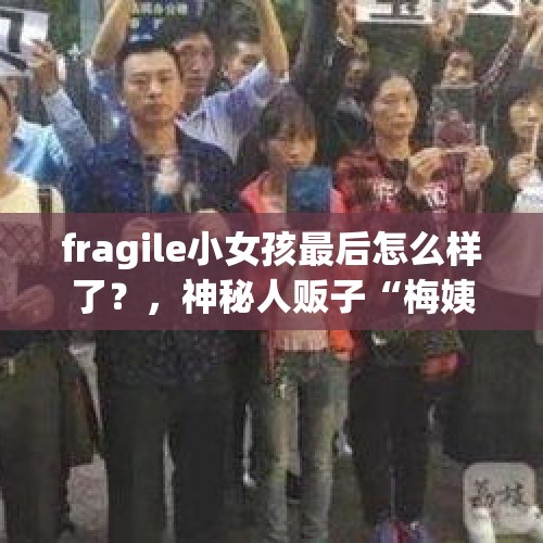 fragile小女孩最后怎么样了？，神秘人贩子“梅姨”案进展：2名被拐儿童找回，疑犯仍未落网, 你怎么看？