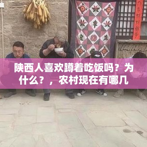 陕西人喜欢蹲着吃饭吗？为什么？，农村现在有哪几种不正之风？