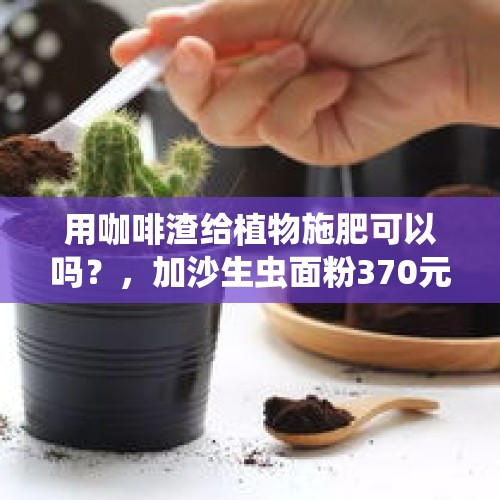 用咖啡渣给植物施肥可以吗？，加沙生虫面粉370元