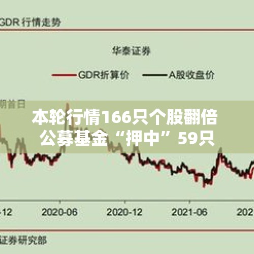 本轮行情166只个股翻倍 公募基金“押中”59只