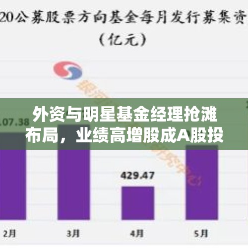 外资与明星基金经理抢滩布局，业绩高增股成A股投资新热点