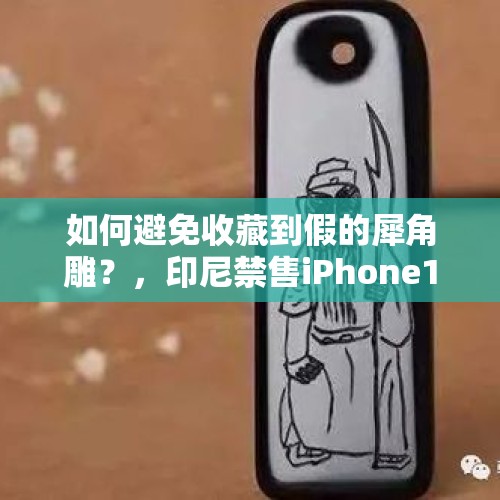 如何避免收藏到假的犀角雕？，印尼禁售iPhone16