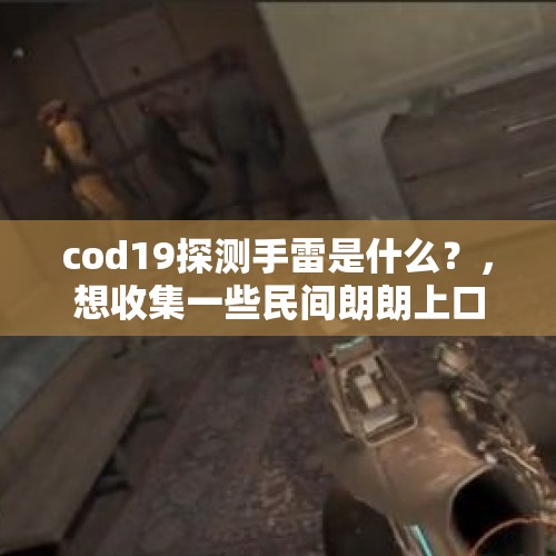 cod19探测手雷是什么？，想收集一些民间朗朗上口的谚语，你有记得的吗？