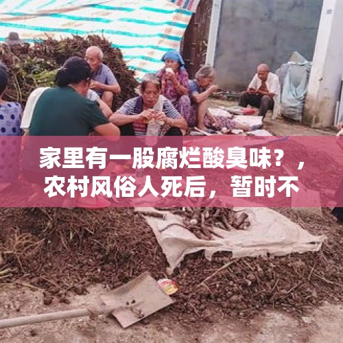 家里有一股腐烂酸臭味？，农村风俗人死后，暂时不能下葬，需要放置一段时间，夏天如何放才能不让尸体腐烂发臭啊？