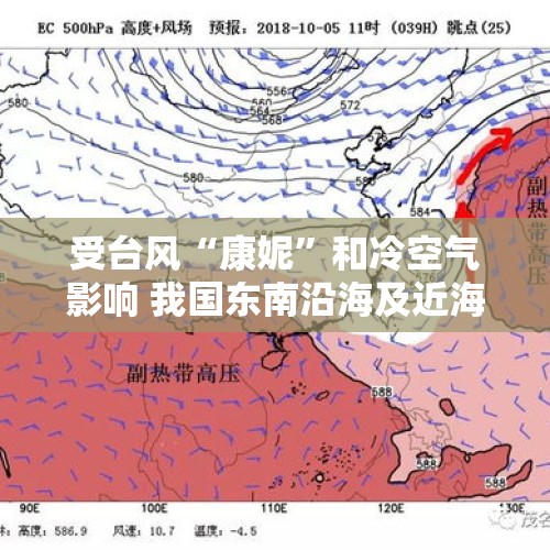 受台风“康妮”和冷空气影响 我国东南沿海及近海海域将有强风雨天气