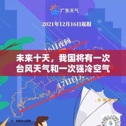 未来十天，我国将有一次台风天气和一次强冷空气活动