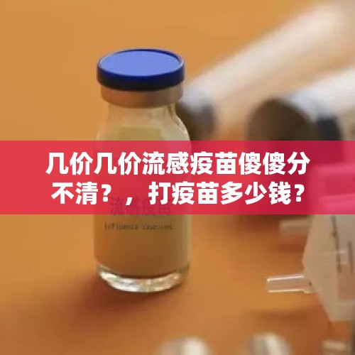 几价几价流感疫苗傻傻分不清？，打疫苗多少钱？