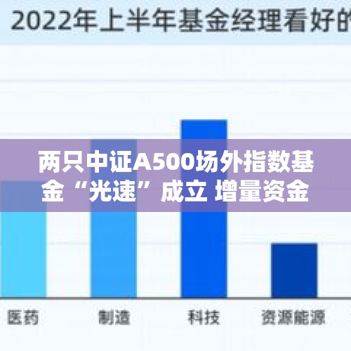 两只中证A500场外指数基金“光速”成立 增量资金向“新”聚集