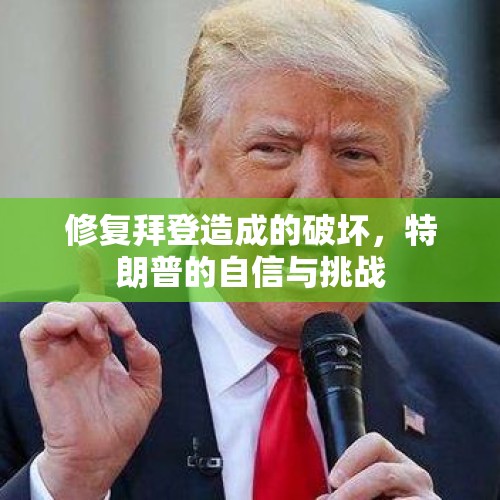 修复拜登造成的破坏，特朗普的自信与挑战