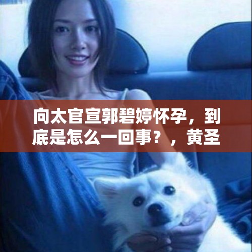 向太官宣郭碧婷怀孕，到底是怎么一回事？，黄圣依想要工作独立