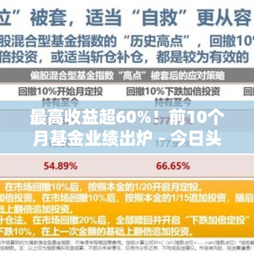 最高收益超60%！前10个月基金业绩出炉 - 今日头条