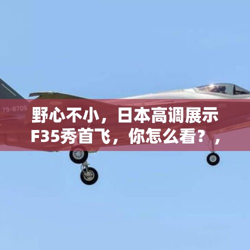 野心不小，日本高调展示F35秀首飞，你怎么看？，日本为什么要引进F-35战机？