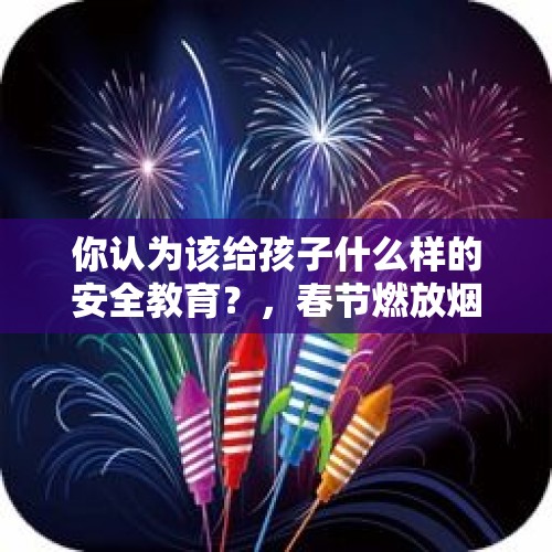 你认为该给孩子什么样的安全教育？，春节燃放烟花爆竹会带来哪些危害？