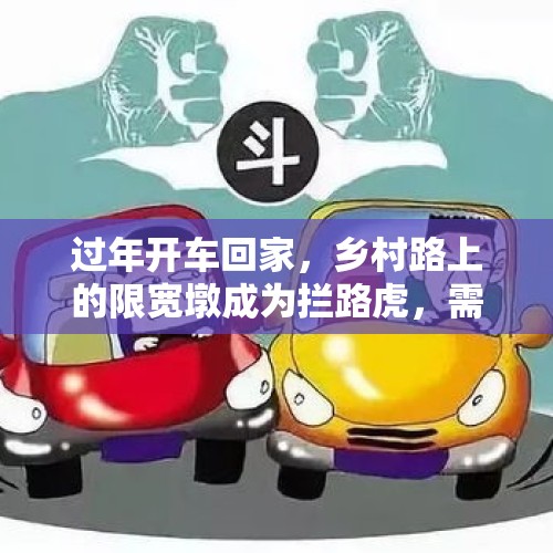 过年开车回家，乡村路上的限宽墩成为拦路虎，需不需要强制撤销？，“养不教父之过”，你怎么看？