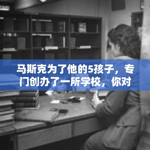 马斯克为了他的5孩子，专门创办了一所学校，你对他的做法如何评价？，马斯克传记适合多大孩子看？