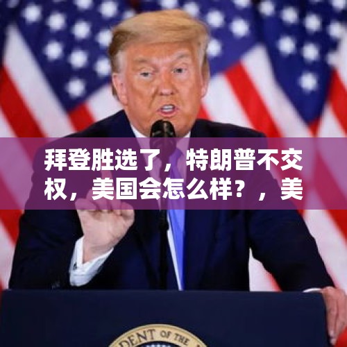 拜登胜选了，特朗普不交权，美国会怎么样？，美国的多个民间民兵武装组织，有能力发动内战吗？