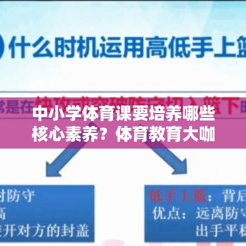 中小学体育课要培养哪些核心素养？体育教育大咖这样说...... - 今日头条