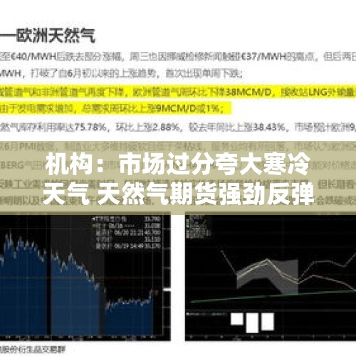 机构：市场过分夸大寒冷天气 天然气期货强劲反弹后下跌 - 今日头条