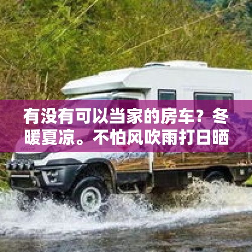 有没有可以当家的房车？冬暖夏凉。不怕风吹雨打日晒？，为何说，乌克兰大选，如泽林斯基胜则政局迷，季莫申科胜则政局稳，波罗申科赢则政局乱？