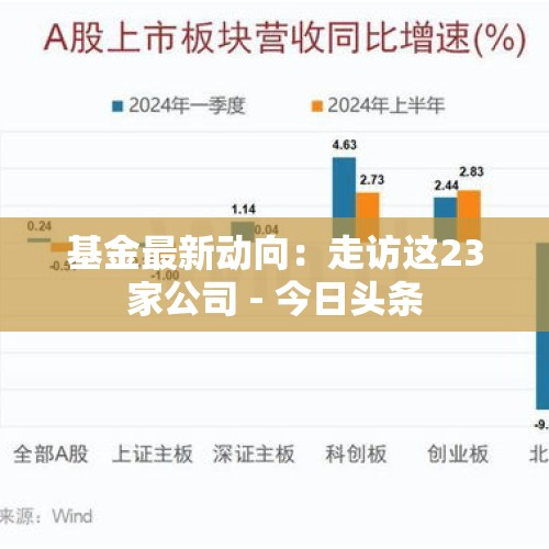 基金最新动向：走访这23家公司 - 今日头条