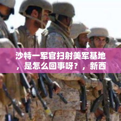 沙特一军官扫射美军基地，是怎么回事呀？，新西兰议员跳舞抗议