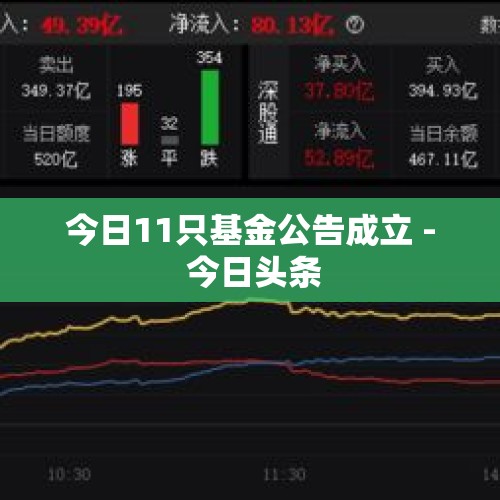 今日11只基金公告成立 - 今日头条