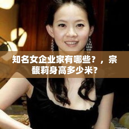 知名女企业家有哪些？，宗馥莉身高多少米？