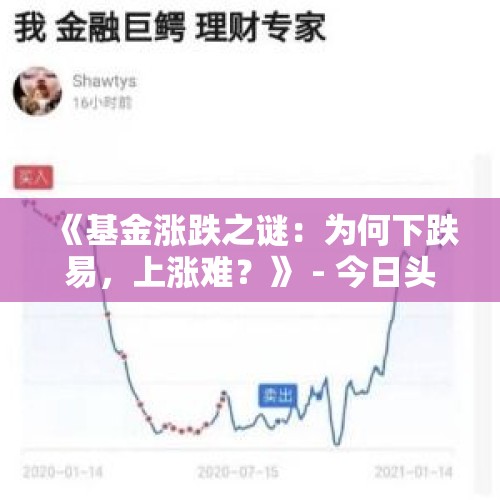 《基金涨跌之谜：为何下跌易，上涨难？》 - 今日头条