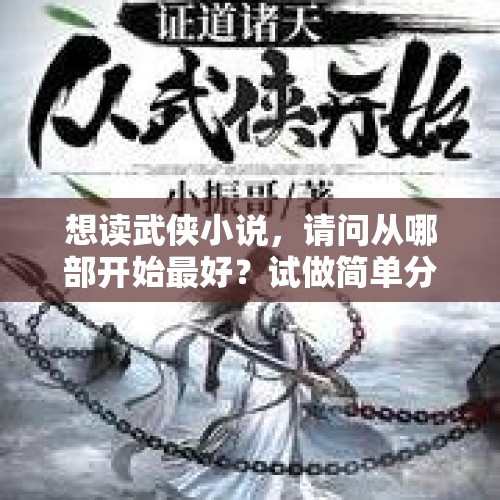 想读武侠小说，请问从哪部开始最好？试做简单分析，谢谢？，朱之文和王宝强同是农民出身的明星，为什么朱之文被网友议论纷纷？