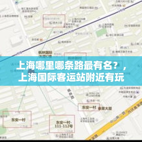 上海哪里哪条路最有名？，上海国际客运站附近有玩的？