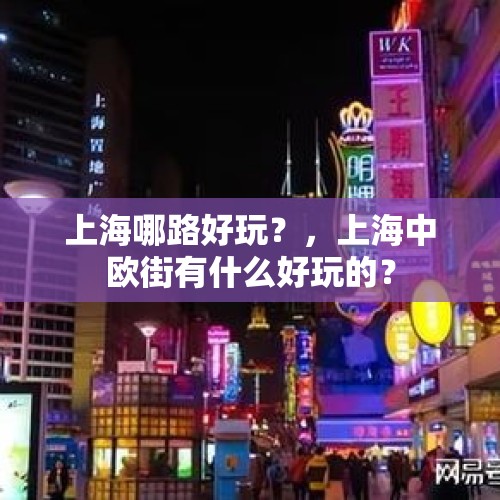 上海哪路好玩？，上海中欧街有什么好玩的？