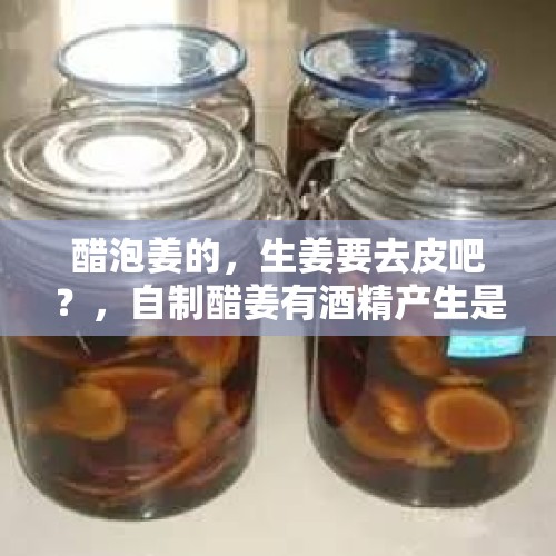 醋泡姜的，生姜要去皮吧？，自制醋姜有酒精产生是坏了吗？